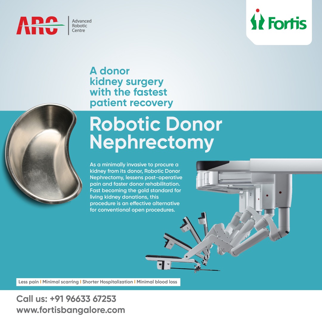 03 · Robotic Donor Nephrectomy. Fastest recovery as the patient-side headline.